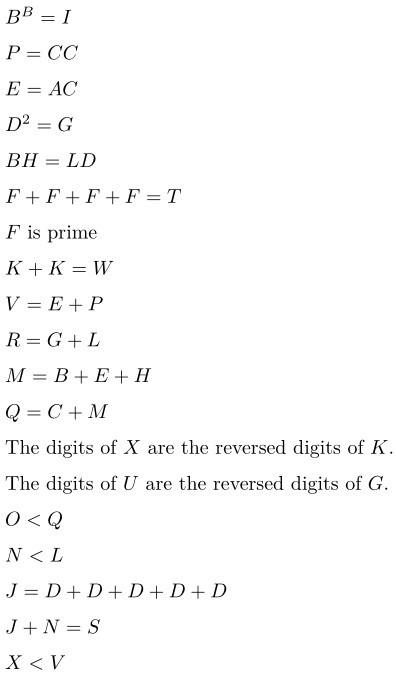 the equations you need to solve
