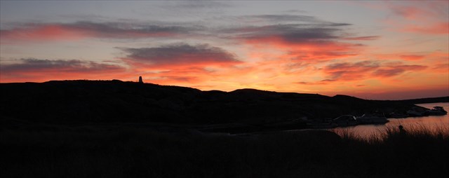 Solnedgang på Tjurholmen