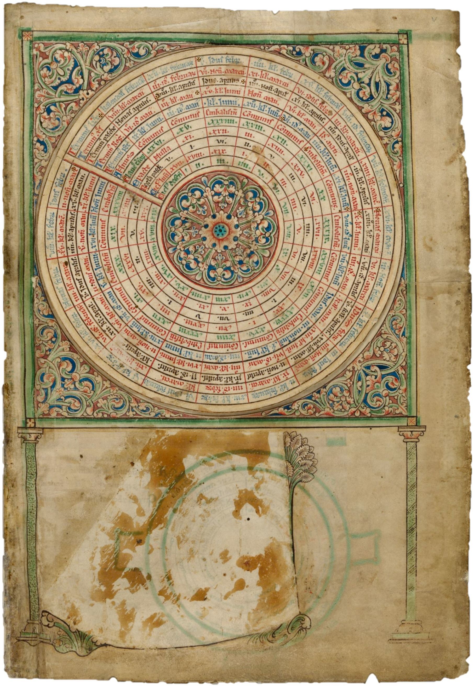 Parchemin avec message codé