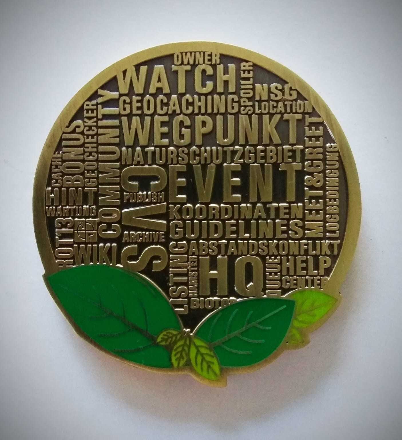 10 Years German Reviewer Geocoins (RO) - Back