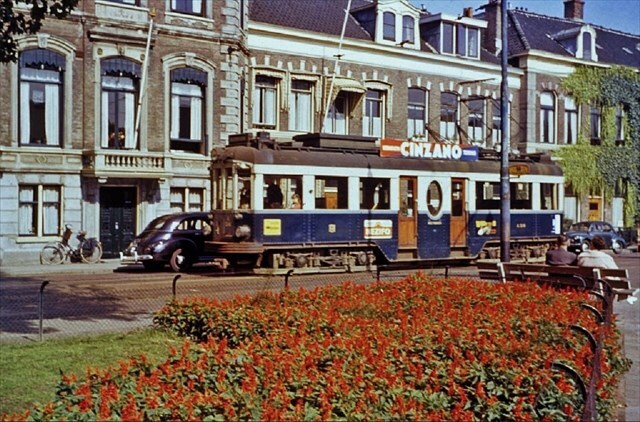 Historische foto van de halte