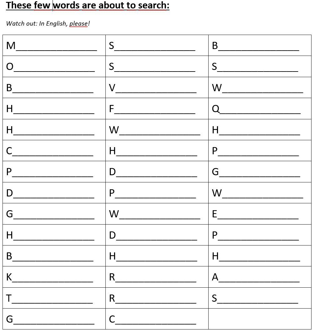 Neundreiviertel-Suchwörter