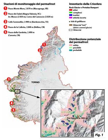 Stazioni di monitoraggio del permafrost