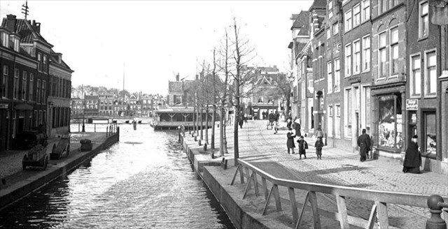 Historische foto van de halte