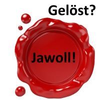 Gelöst? Jawoll!