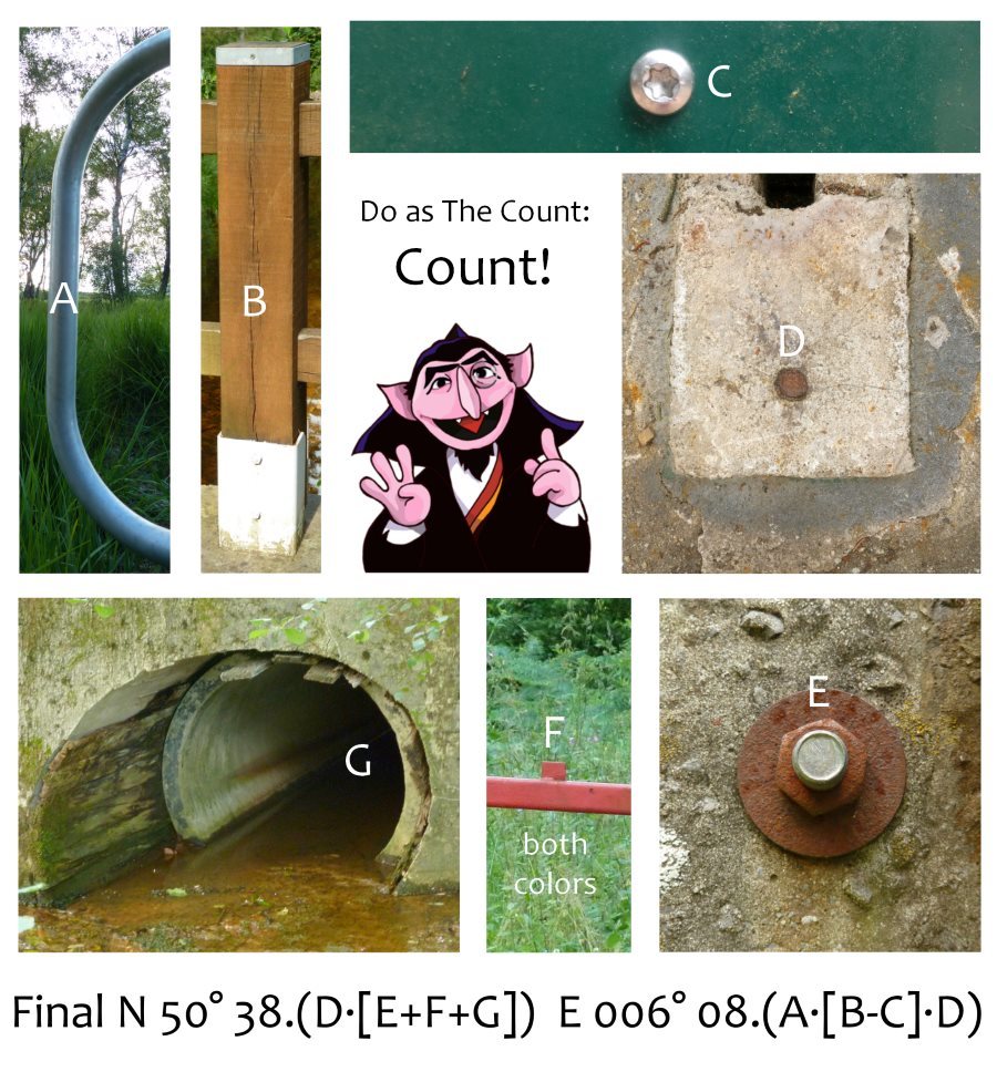 Do as The Count: Count! [You will need the picture from the listing for this]