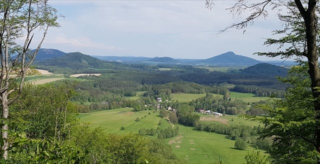 Výhled na Tlustec, Ralsko
