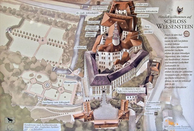 Schloss Weesenstein Überblick