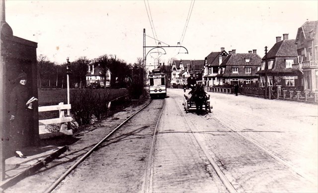 Historische foto van de halte