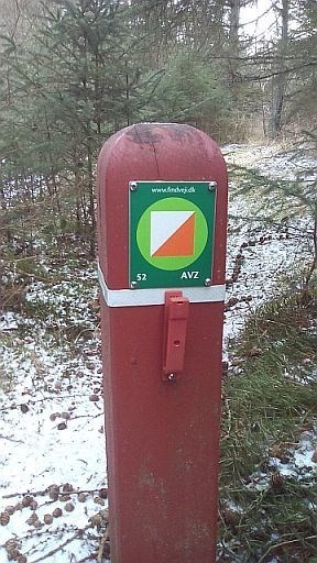 Sådan kan en post se ud. Denne her står ikke i Tornby. post