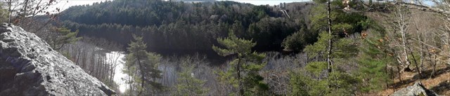 view from near the cache