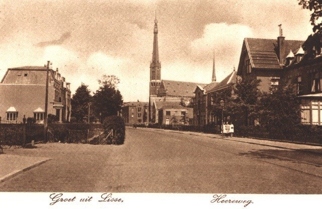 Historische foto van de halte