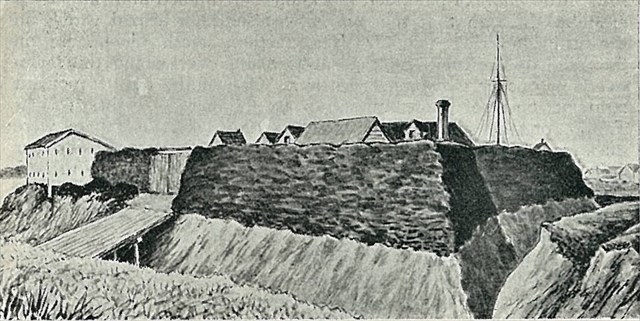 Armed Constabulary redoubt, Opunake, 1881
