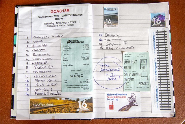 The Logbook page for this Event!