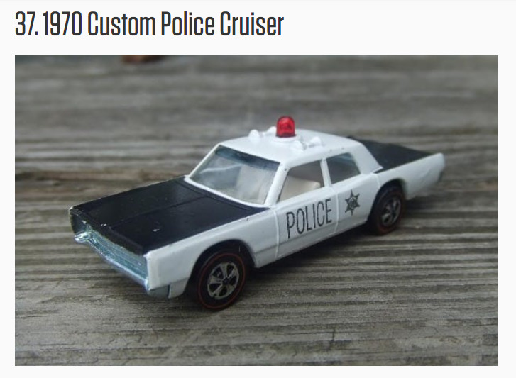 hot wheels police cruiser