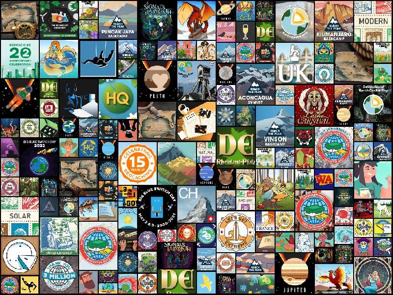 photocollage de mes 153 souvenirs