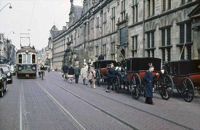 Historische foto van de halte