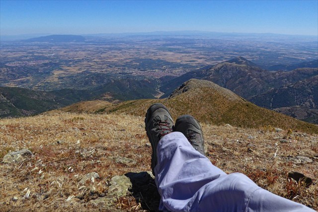 Photography, view from the top of Punta Perda de sa Mesa