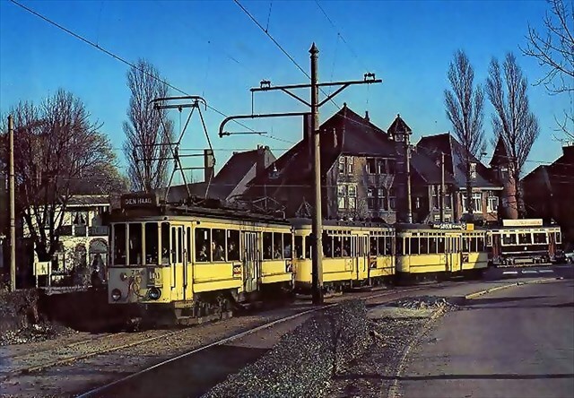 Historische foto van de halte