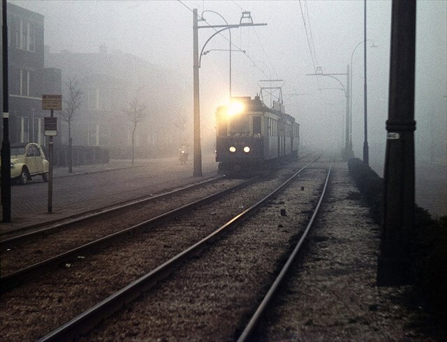 Historische foto van de halte