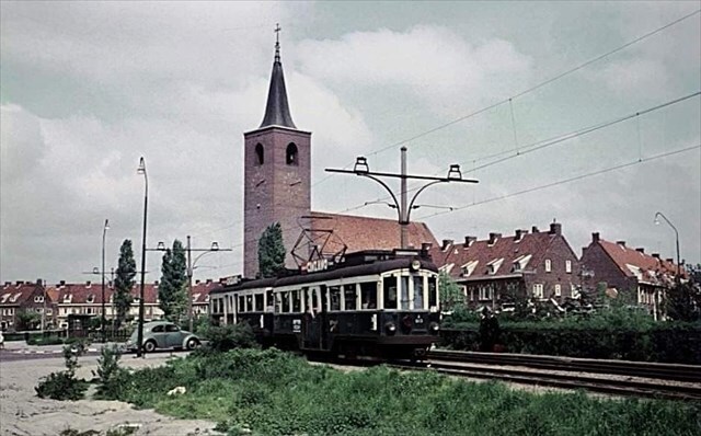 Historische foto van de halte