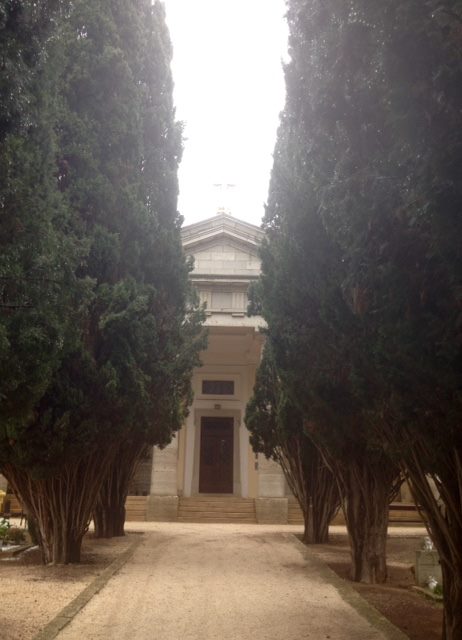 Čempresi prema ulazu