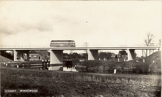 Het viaduct in 1959