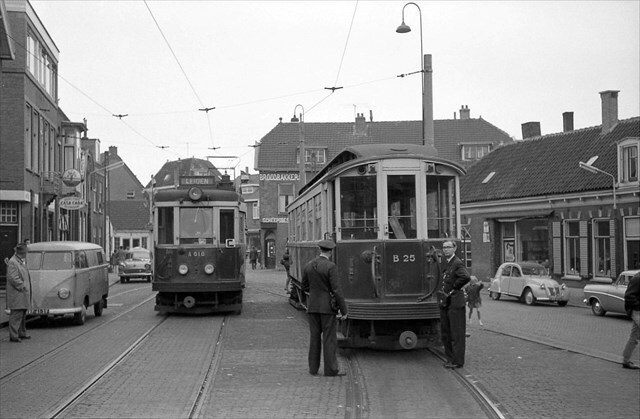 Historische foto van de halte