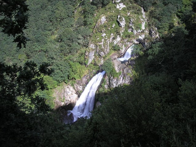 A Fervenza vista desde un miradoiro