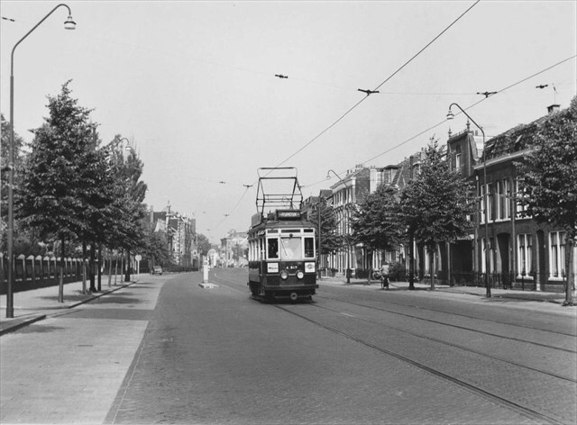 Historische foto van de halte