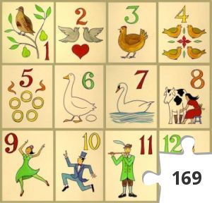 Jigsaw puzzle - Mistletoe & Wine