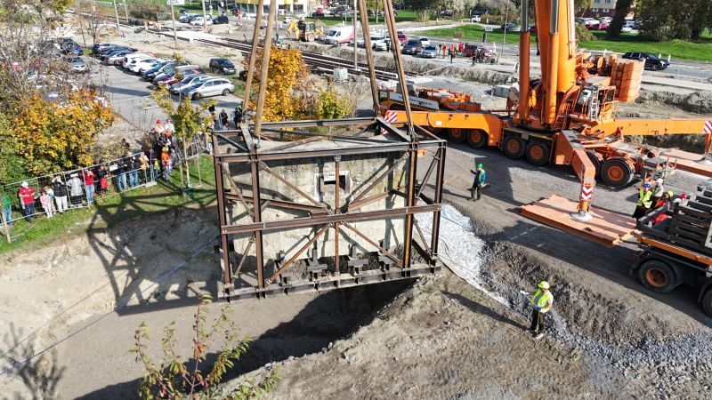 Protitanková stena na novom mieste