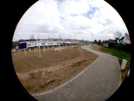 Polhed na park v době založení keše