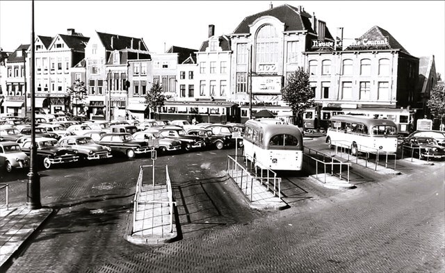 Historische foto van de halte