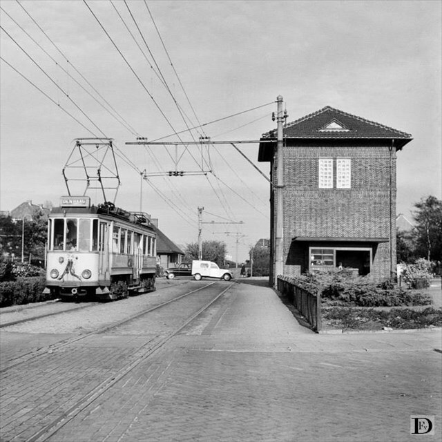 Historische foto van de halte