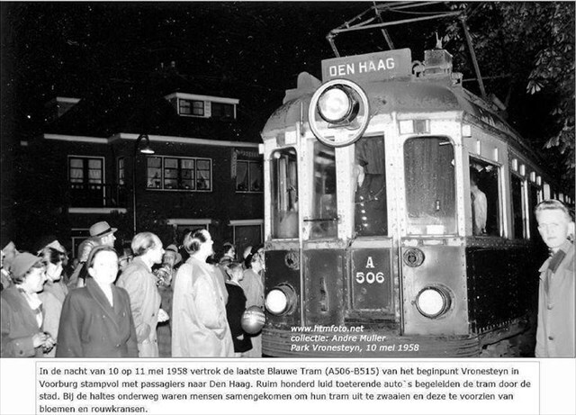 Historische foto van de halte