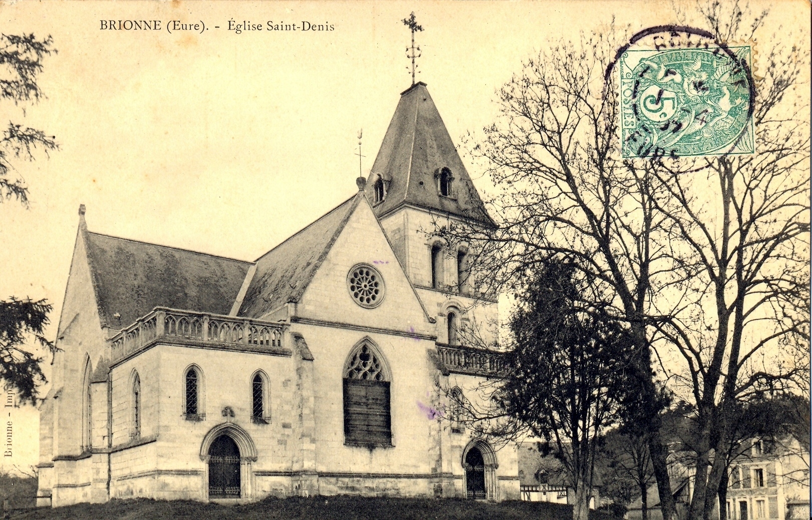 CPA EGLISE ST DENIS