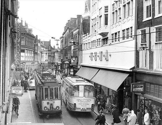 Historische foto van de halte