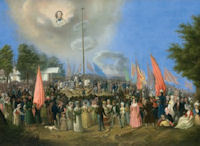 Sypanie kopca Kościuszki