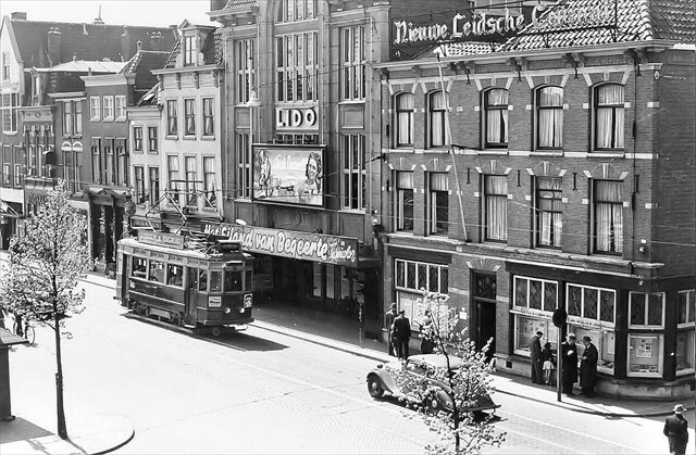 Historische foto van de halte