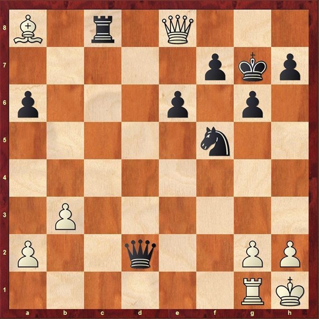 Matt in zwei Zügen durch Schwarz nachdem weiß zuerst wie beschrieben zieht