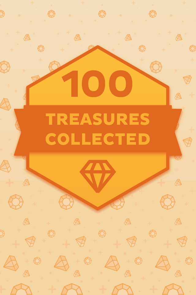 100 Treasures Collected