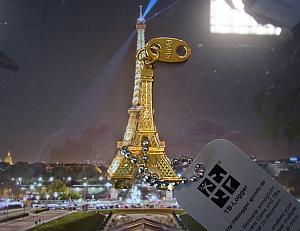 Minz TB - Eifelturm II (silber)