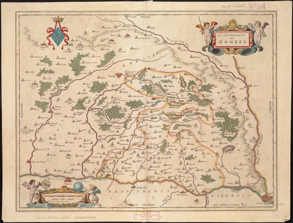 La souveraineté de la Dombes en 1635