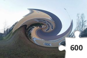 Jigsaw puzzle - The Church of Lövö - Vortex