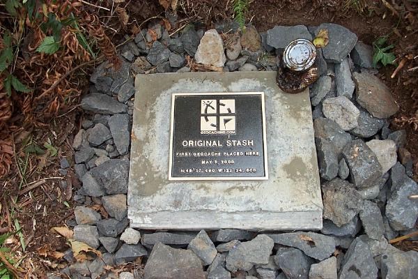 première géocache Original stash 
