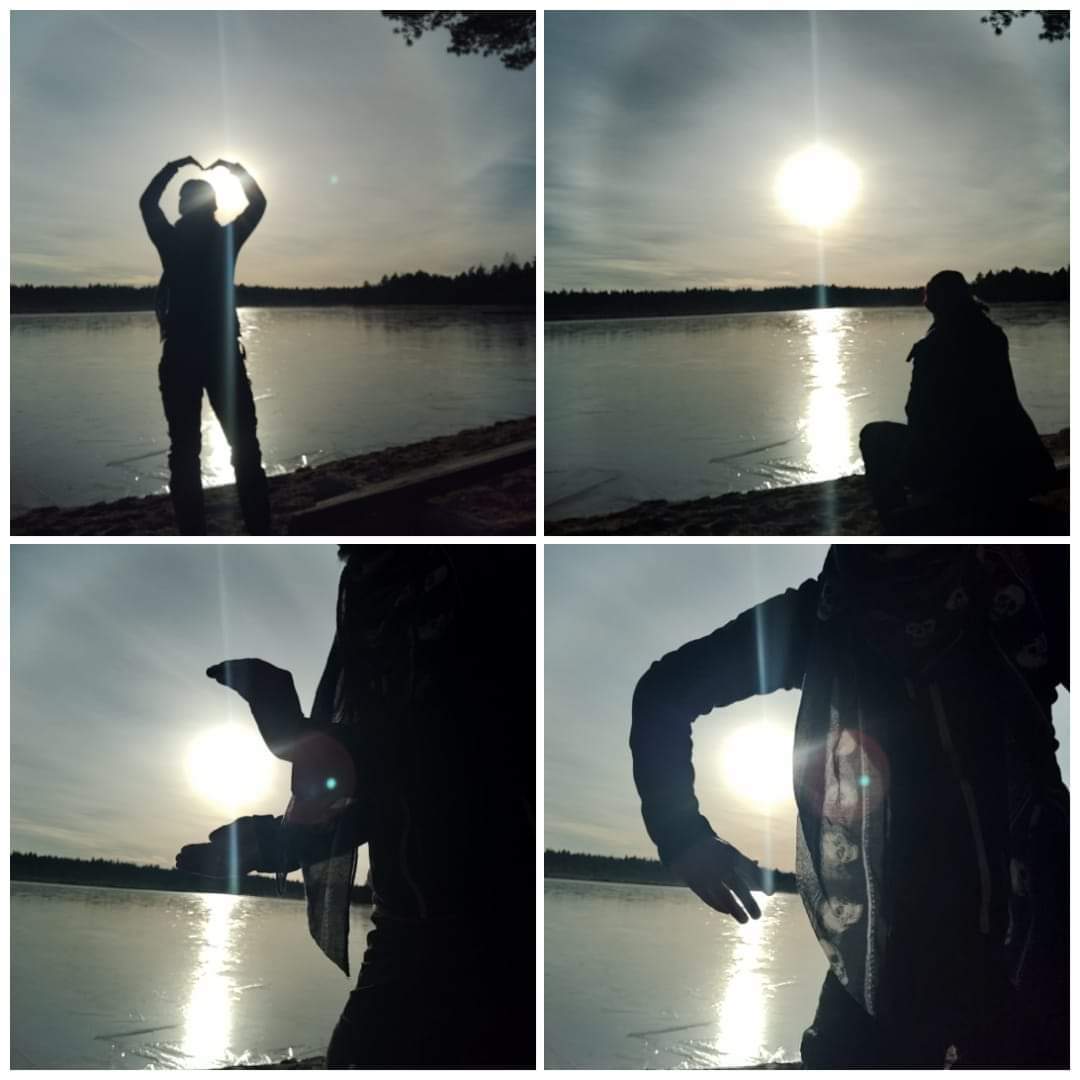 Kuvaus hetki järvellä