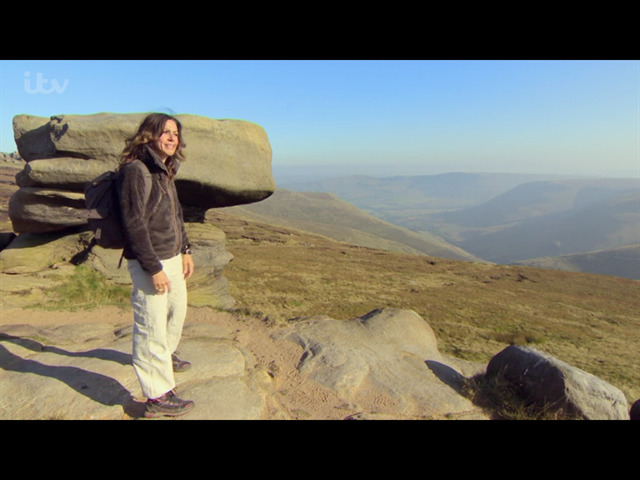 Julia beside Noe Stool