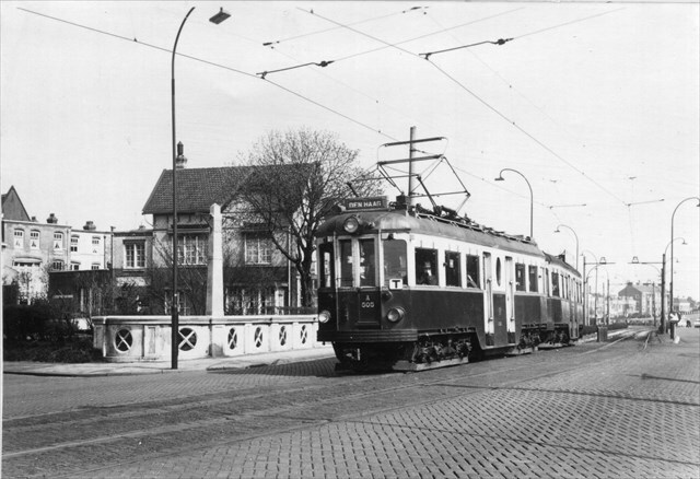 Historische foto van de halte