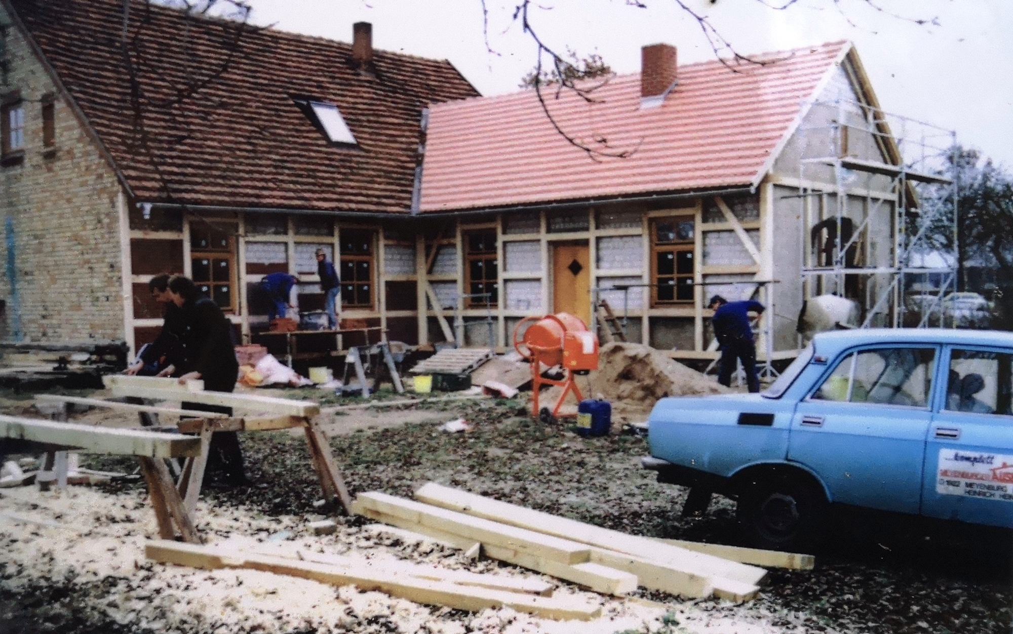 Umbau der Ziegelei zum Verwaltungssitz 1991